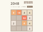 Scoure game 2048 by HTML5